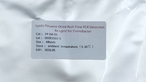 Kit di test rapidi per la sicurezza alimentare con tubi PCR pre-distribuiti per la rilevazione conveniente e rapida dei cronobatteri nei prodotti alimentari