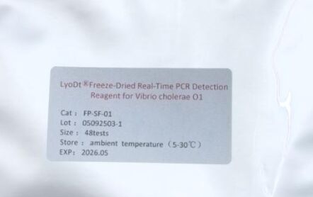 LyoDt® Reagente per la rilevazione PCR in tempo reale di Vibrio cholerae O1 in polvere liofilizzata - Nessuna catena del freddo richiesta e monodose predosate