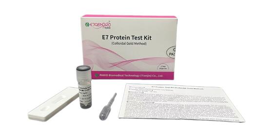 HPV E7 Oncoprotein Test Kit per lo screening del cancro cervicale con risultati di 15 minuti, auto-campionamento e rilevamento diretto delle proteine delle cellule tumorali